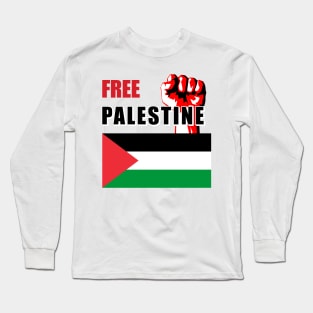 Free Palestine Long Sleeve T-Shirt